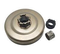 Luxuypon Kit de tambour d'embrayage de pignon droit de rechange compatible avec Husqvarna 61 66 162 266 268 272 272XP 503650901 501514001 Outils de débroussailleuse