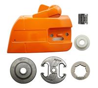 Luxuypon Kit d'engrenage à vis sans fin de rechange pour chaîne de frein et d'embrayage compatible avec tronçonneuse Husqvarna 340 345 350