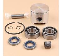 Luxuypon Kit moteur de roulement à piston de 45 mm pour tronçonneuses Husqvarna 50, 50 Special, 51 #503 16 77-01