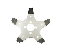 Luxuypon Lame de désherbeur à cinq griffes pour tondeuse à gazon - Pièces universelles compatibles avec tondeuse électrique (cinq griffes)