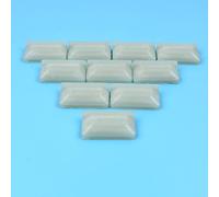 Luxuypon Lot de 10 guides de chaîne compatibles avec tronçonneuse Husq-varna 61 66 262 266 268 272 281 288 154 162 181 254 257 Pièces de rechange 501 517-201