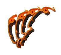 Luxuypon Lot de 2/4 clips de rechange pour couvercle de cylindre supérieur compatibles avec tronçonneuse Husqvarna 435 440E 445 450 450E 570 575 576