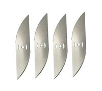 Luxuypon Lot de 2 à 10 lames de scie à gazon en métal de 150 mm pour tondeuse à gazon compatibles avec Agriculture Wasteland Reclamation (4 pièces)