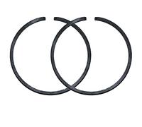 Luxuypon Lot de 2 anneaux de piston 35 mm x 1,2 mm compatibles avec tronçonneuse, débroussailleuse, tondeuse à essence, pièce d'outils de jardin