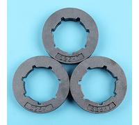 Luxuypon Lot de 3 Petites Jantes de pignon 0,325" 7T compatibles avec tronçonneuse Hus-qvarna 50 51 55 340 345 346 350 351 353 346XP 242 339 338#11892/501457402