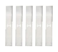Luxuypon Lot de 5 lames de rechange pour tondeuse à gazon en métal 2/5/10 x 200 mm