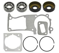 Luxuypon Lot de joints de rechange de 45 mm à roulement à billes de vilebrequin compatible avec Husqvarna 346XP 350 351 353 pour cylindre de tronçonneuse/carter/joints de silencieux