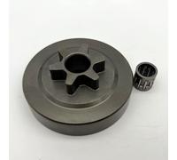 Luxuypon Pignon d'embrayage de rechange compatible avec Echo CS-350T CS-350TES CS-350WES Pignon droit avec roulement à aiguille pour tambour d'embrayage de tronçonneuse Remplacement