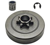 Luxuypon Roulement à aiguille de tambour d'embrayage de rechange 7T 825,5 cm compatible avec Husqvarna 340 345 350 445 450 578097901 Pièce de rechange