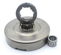 Luxuypon Roulement de cage de pignon d'embrayage de 3/8" 7T pour tronçonneuse Husqvarna 365 362 371 372 XP 503932471/503432001
