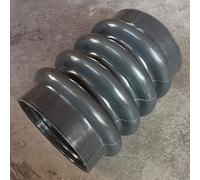 Luxuypon Soufflet Rammer de rechange compatible avec Wacker BS500 BS50-2 BS50-4 OEM 0177355 ID135 / 124 mm H210 mm Gris Pièces de rechange