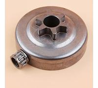 Luxuypon Tambour d'embrayage à pignon 3/8"-6T compatible avec les tronçonneuses McCulloch MAC CS340 740 742