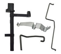 Luxuypon Tige d'accélérateur de rechange compatible avec STIHL MS180 MS170 MS210 MS230 MS250 Tige d'étranglement Levier Interrupteur Arbre Contact Ressort Kit Pièce de rechange