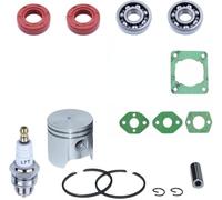 Luxuyvarna Kit de joint d'huile de piston de 34 mm compatible avec Stihl BG45 BG46 FS55 FS38 FS45 BR45 KM55 HL45 HS55 FC55 BT55 SH85 HS45 HS81 Pièces de rechange (1 lot)