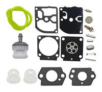Luxuyvarna Kit de réparation de carburateur de rechange compatible avec tondeuse Stihl HS81 HS81R HS81RC HS81T HS86 HS86R HS86T avec joint de filtre de ligne de carburant