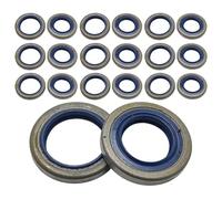 Luxuyvarna Lot de 10 joints d'huile de rechange compatibles avec tronçonneuse Husqvarna 362 365 371XP 371 K 372 XP 375 K EPA 503260301 505275719