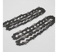 Luxuyvarna MS170 MS171 Lot de 2 chaînes semi-ciselées 3/8LP 0,05 compatible avec Stihl MS170 MS171 MS180 MS181 Pièces de rechange pour scie électrique (50 disques 14")