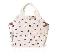 Luxvara 12L Sac Isotherme Repas pour Femme,Sac à Déjeuner Réutilisable en Velours Côtelé,Sac à Main étanche Glacière Thermique,Pour Le Travail, L'école, Le Pique-Nique, Les Voyages, La Plage