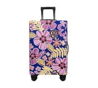 Luxvara Elastique Housse de Valise, 24 Pouce Housse Protection pour Valise, Couverture de Bagages, Luggage Cover de Elastique en Polyester, Réutilisable Housse Bagage Lavable pour 23-25 Pouce Valise