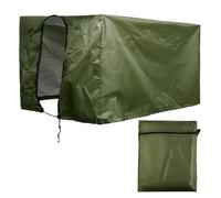 Luxvara Housse de Chariot à Main Pliable, Housse de Pluie pour Chariot, Housses de Protection pour Chariots D'Extérieur, Housses Imperméable Oxford pour Jardin Camping, 90x50x45cm (Vert Armée)