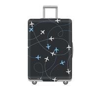Luxvara Housse Valise Protection Elastique, Housse pour Valise de Voyage pour 18 à 32 Pouces, Housses de Protection pour Bagage Lavable (M(22-25 pouces))