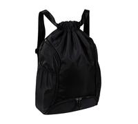 Luxvara Sac à Cordon de Sport avec Compartiment à Chaussures, Étanche Pliable Sac à Dos à Cordon, Sac de Gym avec Cordon de Serrage, Sac à Dos de Sport pour Natation Yoga Voyage Plage, Grande Capacité