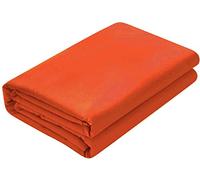Luxxure Care Drap plat 1 pièce - Orange - Drap de dessus en coton égyptien de 1000 fils au pouce carré - Grand lit - 228,6 x 259,1 cm - Doux infroissable et résistant à la décoloration