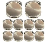 Luxylei 10 Pièces De Pièce De Défi Vierge Ronde De 40mm, Pièces Rondes en Métal Estampage, Disques en Alliage De Pièces Vierges Gravées À Faire Soi-même, Pièce Commémorative en Matériau Vierge