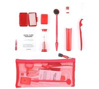 Luxylei 8 Pièces/Ensemble Soins De Nettoyage Buccal Kits Orthodontiques De Dents Dentaires Outil De Blanchiment Portable Combinaison Extérieure Soins Interdentaires Brosse Buccale