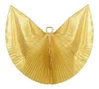 Luxylei Ailes D'isis avec Bâtonnets pour Costume De Danse du Ventre Adulte, Ailes d'ange pour Spectacle De Carnaval d'halloween