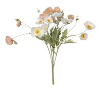 Luxylei Bouquets De Fleurs Artificielles De Pavot, 10 Pièces, Fleurs Réalistes en Soie, Fausses Fleurs Sauvages pour Maison, Fête De Mariage, Cuisine, Centre De Table, Décoration