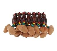 Luxylei Bracelet en Coquillage De Noix De Style Tribal Africain, Clochette pour Djembé, Tambour Africain, Accessoires De Percussion Conga