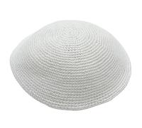 Luxylei Chapeau Kippa Tricoté pour Hommes, Chapeau Yamaka Classique, Kippa, Couvre-Chef Israélien, Couvre-tête Judaica, Couleur Unie
