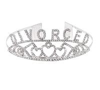 Luxylei Couronnes Diadèmes De Divorce, Couronne De Divorce en pour Femmes, Accessoires pour pour Fête De Divorce
