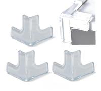 Luxylei Ensemble De Protections d'angle 4 Pièces Bébé Meubles Coin Garde Bord Sécurité Bébé Preuve Pare-Chocs Coussin pour Couvrir Les Bords De La Table