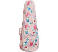 Luxylei Étui pour Ukulélé Réglable, De Transport pour Ukulélé De 21 Pouces, Housse Ethnique pour Ukulélé, Rembourré pour Concert, Soprano, Ténor