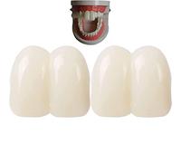 Luxylei Faux Grandes Dents Casquettes 2 pièces 17mm Moche Fausses Dents Dents Clown Lapin sorcière Halloween Costume fête faveurs