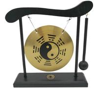 Luxylei Gong De Bureau en Laiton Feng Shui, Gong De Table Chinois Zen en Cuivre pour Art Zen, Décoration De Maison, Pendaison De Crémaillère, Cadeau De Bénédiction