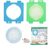 Luxylei Hamster Cage Connection Board Ensemble 2pcs Cage en Plastique Cage De Remplacement du Connecteur Interface De Tuyau Externe Accessoires pour Les Petits Animaux Domestiques