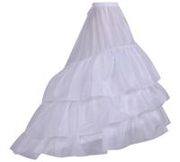 Luxylei Jupon Crinoline pour Femme 3 Cerceaux Jupon Longueur Jupon Queue De Poisson Jupon De Mariée Crinoline Robe De Bal Demi-Jupe Jupon pour Mariage