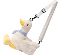 Luxylei Kawaii À Main Mignon Canard À Bandoulière Nouveauté Animal Messager À Main Unique Toile À Bandoulière en Peluche Canard À Main