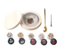 Luxylei Kit De Fumeur De Cocktail, Whisky Bourbon en Bois, Ensemble De Fumeur De Sciure De Bois, Accessoires De Bar, Outils Cadeaux pour Hommes