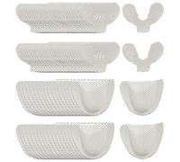 Luxylei Maille De Renfort Palatine en Métal De Matériaux De Prothèse Dentaire Inférieure Supérieure pour Prothèse Partielle Acrylique