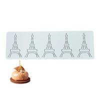 Luxylei Moule en Silicone Eiffel, Moule 3D en Silicone pour Décoration De Gâteaux, Fondant, Pâtisserie, Bonbons, Chocolat, Glaçage, Loisirs Créatifs