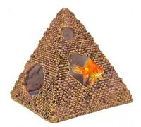 Luxylei Ornements d'aquarium cachettes de réservoir de Poissons Pyramide égyptienne Antique Aquarium Ornement de réservoir de Poissons décoration Accessoires d'aquarium