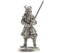 Luxylei Ornements Figurines De Samouraï du Shogunat Japonais en Cuivre, Mini Modèle De Soldats en Métal Vintage, Statue De Bureau, Jouet De Décoration