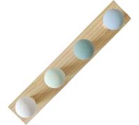 Luxylei Patères en Bois, Jolis Crochets Muraux Décoratifs De Couleur Macaron, Cintres Muraux en Bois pour Suspendre des Clés, des Sacs des Vêtements