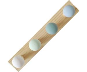 Luxylei Patères en Bois, Jolis Crochets Muraux Décoratifs De Couleur Macaron, Cintres Muraux en Bois pour Suspendre des Clés, des Sacs des Vêtements