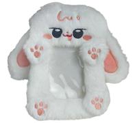 Luxylei Porte-Cartes Photo en Peluche, Porte-clés Kawaii, Joli Porte-Cartes Photo, Pochette De Protection pour Cartes De Crédit, Cartes Bancaires, Cartes De Bus, Cartes D'étudiant, Badges D'identité