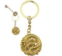 Luxylei Porte-clés Dragon du Nouvel an Chinois, Porte-clés Porte-Bonheur De Dessin Animé Dragon, Porte-clé Porte-Bonheur pour Fête du Printemps, Cadeau De Vacances